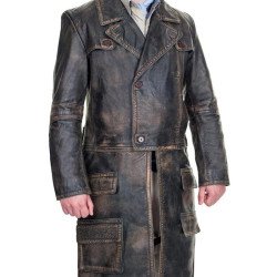 Nolan Defiance Grant Bowler Leather Coat