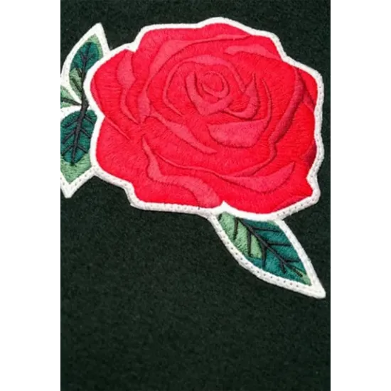 Green Rose Varsity Jacket