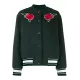 Green Rose Varsity Jacket