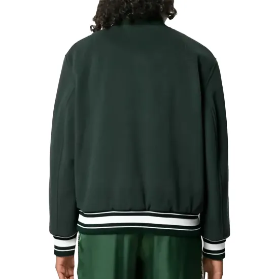 Green Rose Varsity Jacket