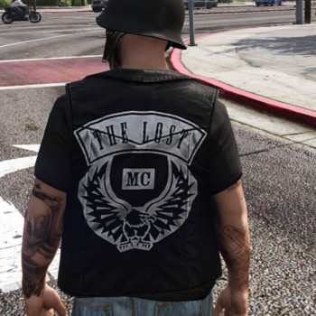 The Lost MC GTA 5 Biker Leather Vest