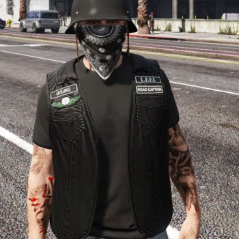 The Lost MC GTA 5 Biker Leather Vest