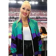 Gwen Stefani Colourblock Bomber Jacket