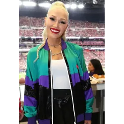 Gwen Stefani Colourblock Bomber Jacket