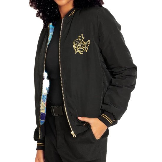 Gyarados Gold Bomber Jacket