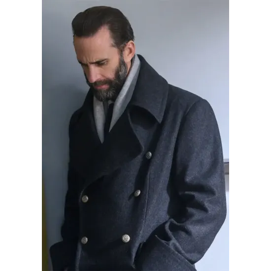 The Handmaid's Tale Joseph Fiennes Double Breasted Wool Coat