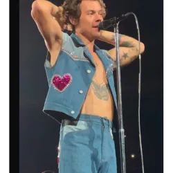 Harry Styles Love On Tour 2022 Denim Vest