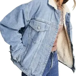 Heartstopper 2022 Imogen Heaney Fur Denim Jacket