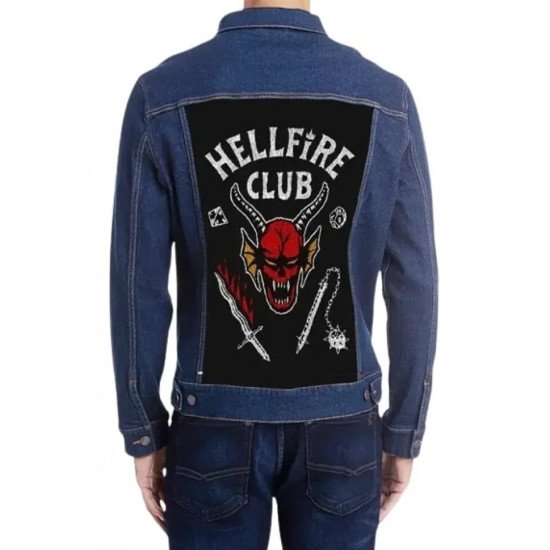 Stranger Things Hellfire Club hot Denim Vest