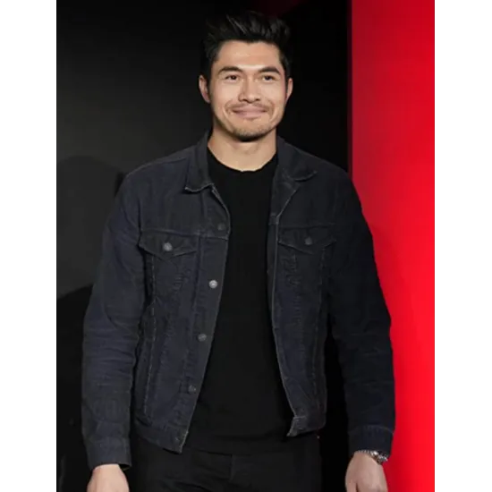 Henry Golding Snake Eyes 2021 Denim Jacket