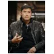 Henry Golding Snake Eyes Black Leather Jacket