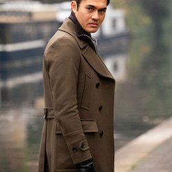 Henry Golding The Gentlemen Double Breasted Coat