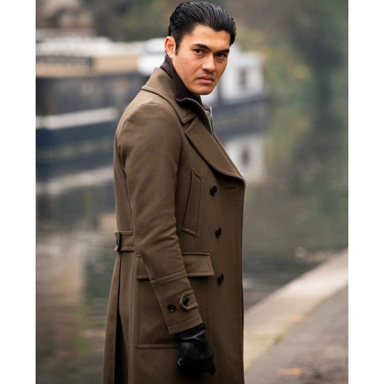 Henry Golding The Gentlemen Double Breasted Coat