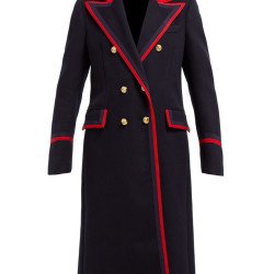 Hilary Duff Younger Season 07 Navy Blue Coat