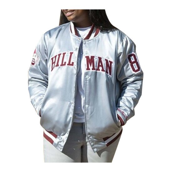 Hillman College Gray Varsity Jacket