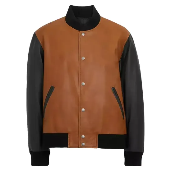 Holt Leather Varsity Jacket