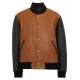 Holt Leather Varsity Jacket