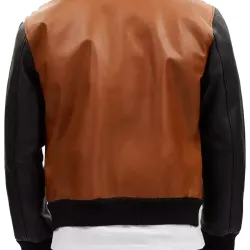 Holt Leather Varsity Jacket