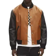 Holt Leather Varsity Jacket