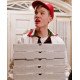 Home Alone Pizza Boy White Jacket