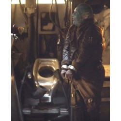 Horatio Sanz The Mandalorian Brown Leather Jacket