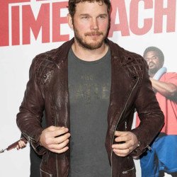 Chris Pratt Hot Tub Time Machine 2 Premiere Leather Jacket