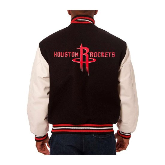 Houston Rockets Black Varsity Jacket