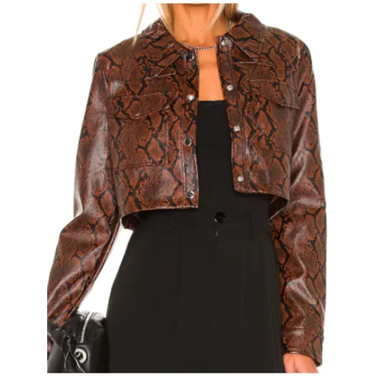 How I Met Your Father 2022 Valentina Snake Print Jacket