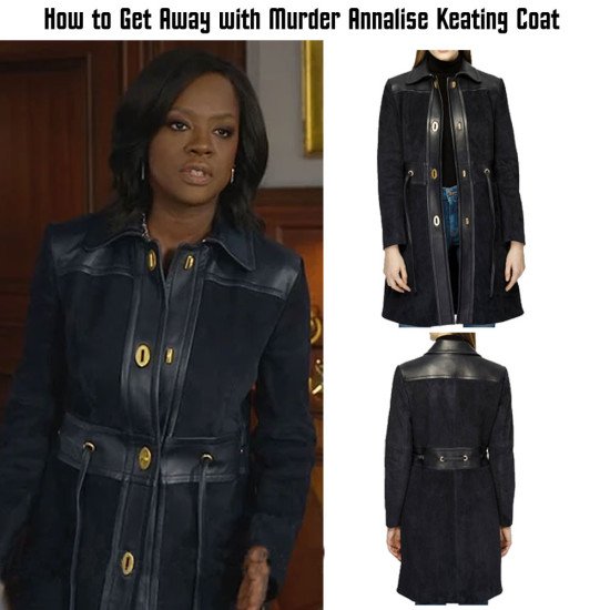 How to Get Away with Murder Viola Davis Black Coat 