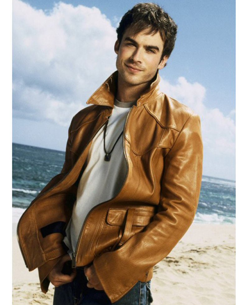 ian somerhalder leather jacket