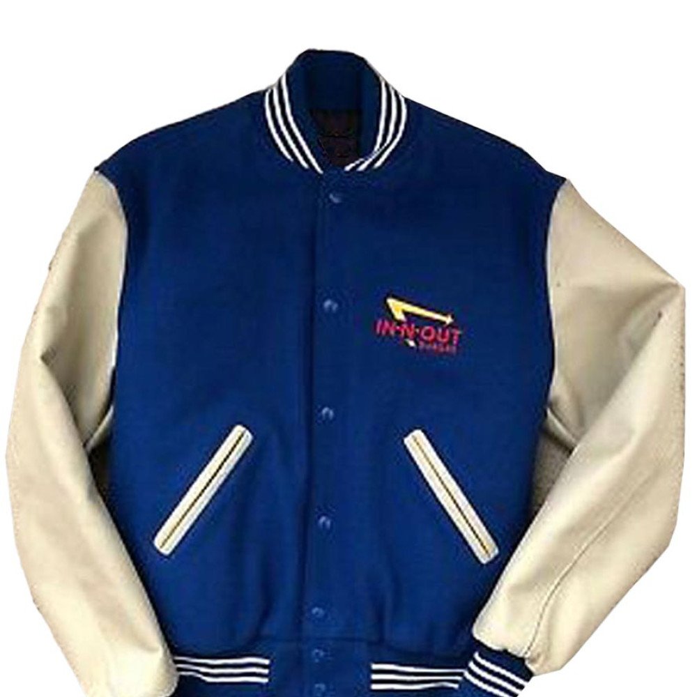 In N Out Burger Varsity Jacket - Filmsjackets