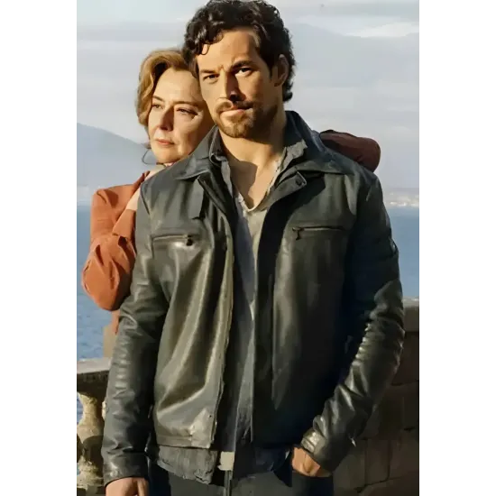 Inganno Giacomo Gianniotti Leather Jacket