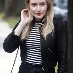 Inventing Anna Julia Garner Black Jacket