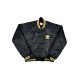 Iowa Hawkeyes 80s Black Satin Jacket