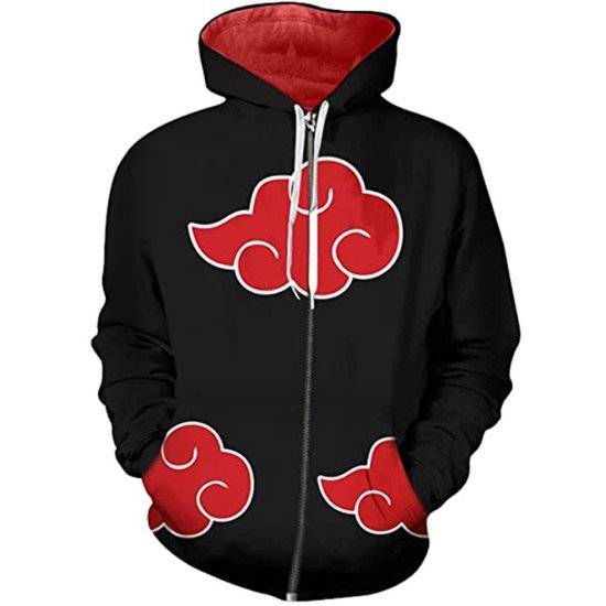 Itachi Akatsuki Black Hoodie