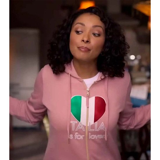 Italia is for Lovers Pink Hoodie