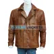 James Franco Motorcycle Distressed Brown Leather Jacket