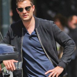 Fifty Shades Freed Jamie Dornan Bomber Suede Jacket