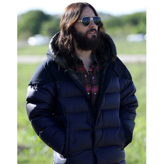 Jared Leto Morbius Blue Puffer Hoodie