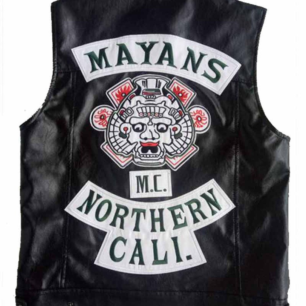 Ezekiel Reyes Mayans MC Vest | Biker Leather Vest