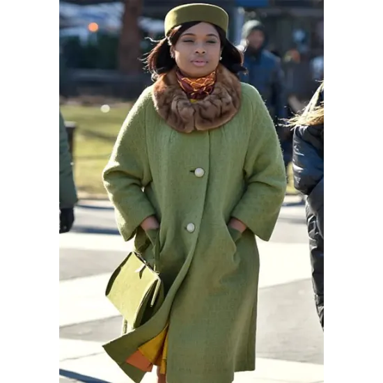 Jennifer Hudson Respect Green Coat