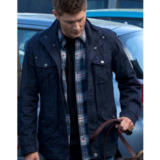 Jensen Ackles Supernatural Dean Winchester Blue Jacket