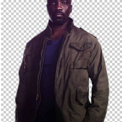 Jessica Jones Mike Colter Brown Field Jacket