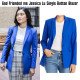 Jessica Lu God Friended Me Blue Blazer