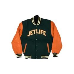 Jet Life Varsity Green Jacket