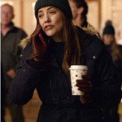 Julie Gonzalo Jingle Bell Bride Parka