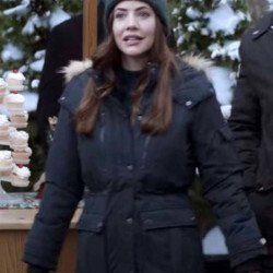 Julie Gonzalo Jingle Bell Bride Parka