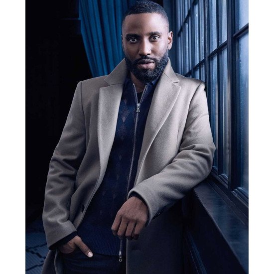 John David Washington Tenet Grey Coat