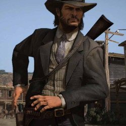 John Marston Red Dead Redemption 2 Black Blazer