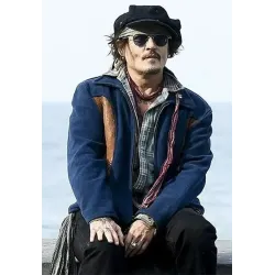 Johnny Depp Blue Wool Jacket